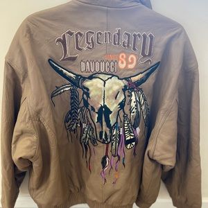 Leather Davoucci Coat